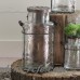 Laurel Foundry Modern Farmhouse Amphora Glass and Metal Vase LRFY6323